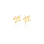 925 Sterling Silver Ribbon Earrings