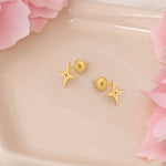 925 Sterling Silver Pole Star Studs