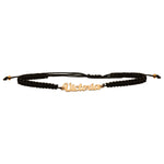 925 Sterling Silver Adjustable Name Rope Bracelet