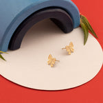 925 Sterling Silver Ribbon Bow Earrings