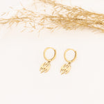 925 Sterling Silver Hoop Dragon Earrings
