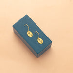 925 Sterling Silver Birth Flower Earrings