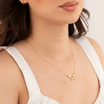 925 Sterling Silver Butterfly Necklace