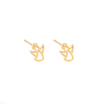 925 Sterling Silver Angel Studs