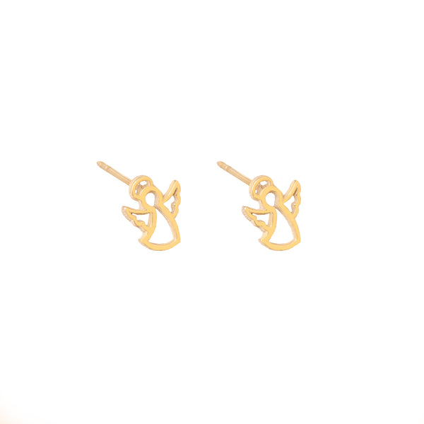 925 Sterling Silver Angel Studs