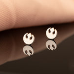 925 Sterling Silver Star Wars Rebel Alliance Studs