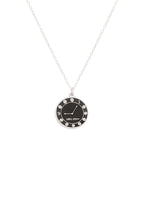 925 Sterling Silver Saat 9:05 Necklace
