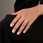 925 Sterling Silver Chandrila Star Line Ring