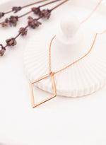 925 Sterling Silver Ringholder Neckalce