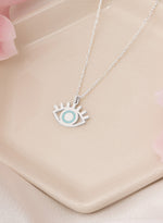 925 Sterling Silver Evil Eye Evil Eye Necklace