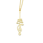 925 Sterling Silver Unalome Slim Necklace