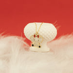 925 Sterling Silver Elephant Enamel Necklace