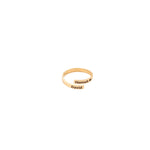 925 Sterling Silver Adjustable Two Name Wrap Ring