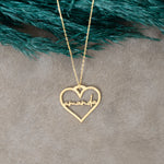 925 Sterling Silver Heart Name Necklace