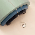 925 Sterling Silver Mountain Necklace