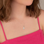 925 Sterling Silver Multi Color Enamel Cat Necklace