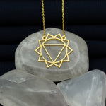 925 Sterling Silver Solar Plexus Chakra Necklace