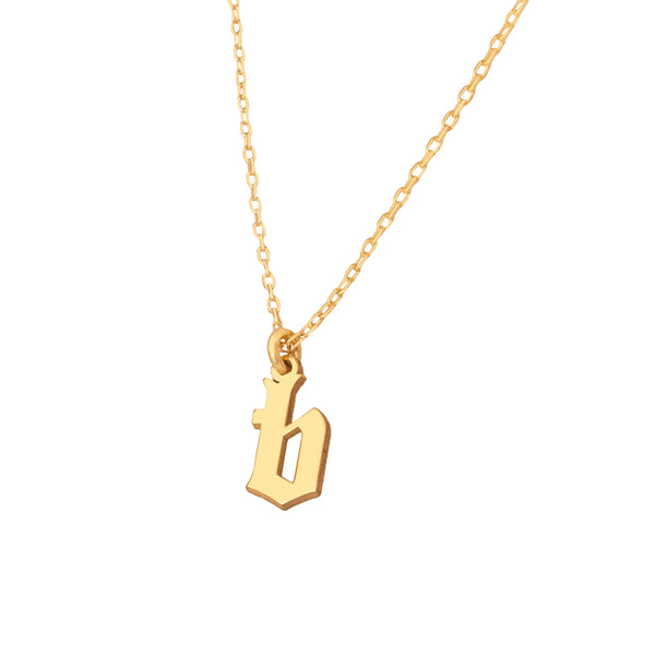 925 Sterling Silver Initial Necklace