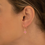 925 Sterling Silver Shining Star Earring
