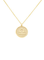 925 Sterling Silver Zodiac Coin Necklace