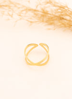 925 Sterling Silver Cross Adjustable Ring