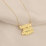 925 Sterling Silver Gta Name Necklace