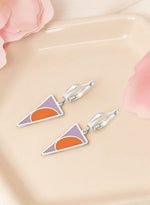 925 Sterling Silver Triangle Earrings