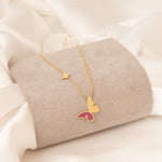 925 Sterling Silver Butterfly Necklace