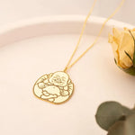 925 Sterling Silver Buda Heykel Necklace