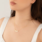 925 Sterling Silver Bat Necklace