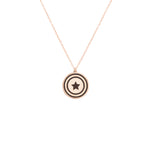 925 Sterling Silver Shield Pendant Necklace