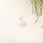 925 Sterling Silver 3D Seashell Necklace