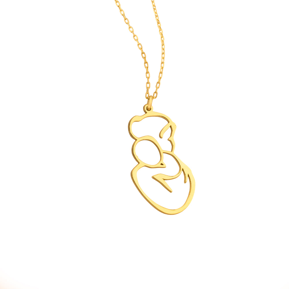 925 Sterling Silver Anne Çocuk Necklace