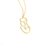 925 Sterling Silver Anne Çocuk Necklace
