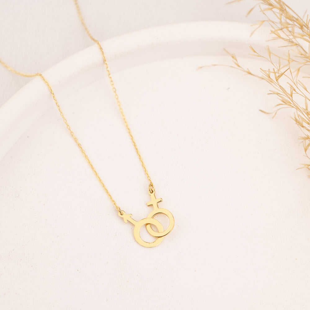 925 Sterling Silver Lesbian Necklace