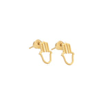 925 Sterling Silver Hamsa Studs 437