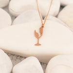 925 Sterling Silver Glass Necklace