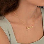 925 Sterling Silver Disney Name Necklace