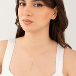 925 Sterling Silver Birth Flower Name Necklace