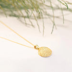 925 Sterling Silver 3D Seashell Necklace