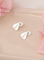 925 Sterling Silver Leaf Studs