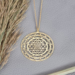 925 Sterling Silver Sacred Geometry Necklace