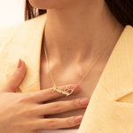 925 Sterling Silver Name With Heart Necklace