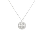 925 Sterling Silver Ic Xc Ni Ka Di̇sc Kazimali Haç Necklace