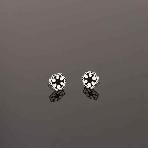 925 Sterling Silver Star Wars Sith Empire Earrings