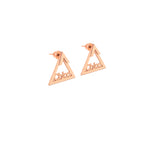 925 Sterling Silver Ear Jacket Name Earrings