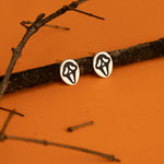 925 Sterling Silver Scream Mask Studs