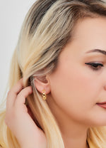 925 Sterling Silver Honeycomb Hoops