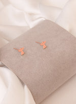 925 Sterling Silver Angel And Wings Studs