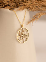 925 Sterling Silver Fibonacci Golden Ratio Necklace